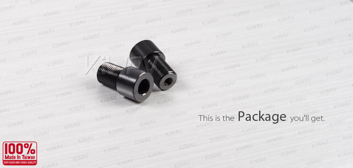 KiWAV bar end adapters for YAMAHA