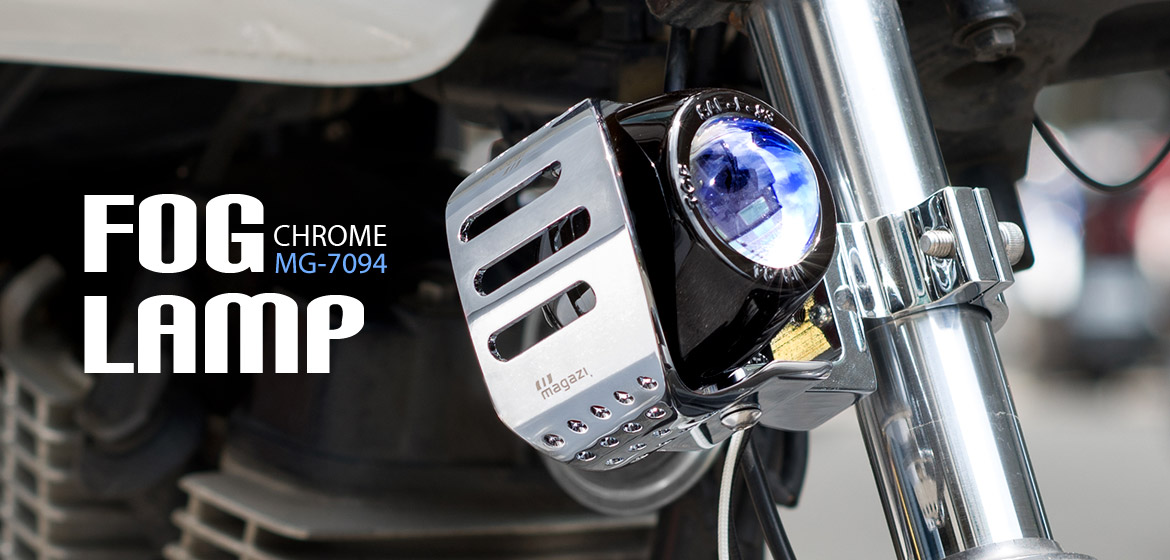 Magazi Round fisheye chrome fog auxiliary light