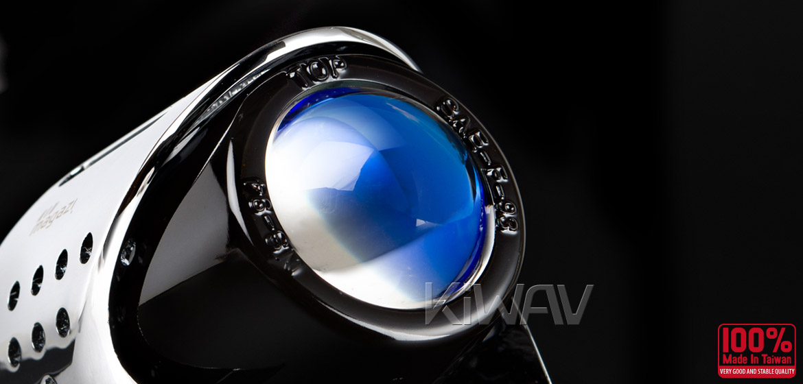 Magazi Round fisheye chrome fog auxiliary light