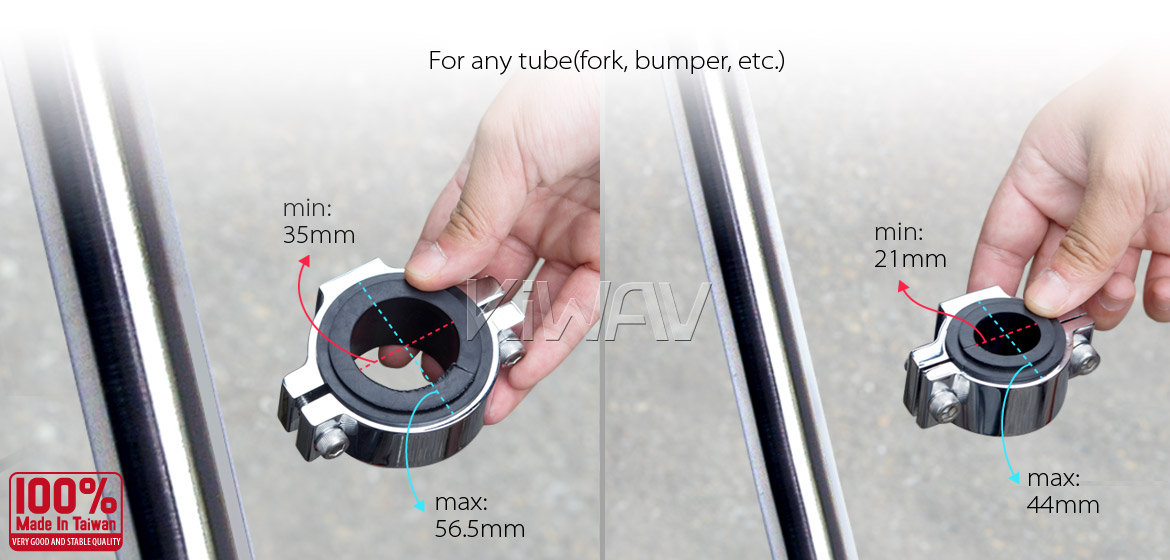 Magazi Round fisheye chrome fog auxiliary light