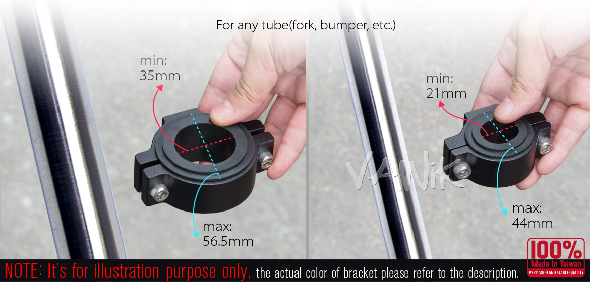 Magazi NS-41 round fog auxiliary light black