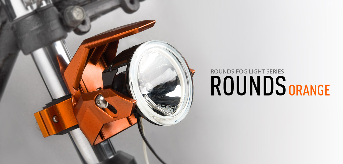 Magazi NS-41 round fog auxiliary light orange