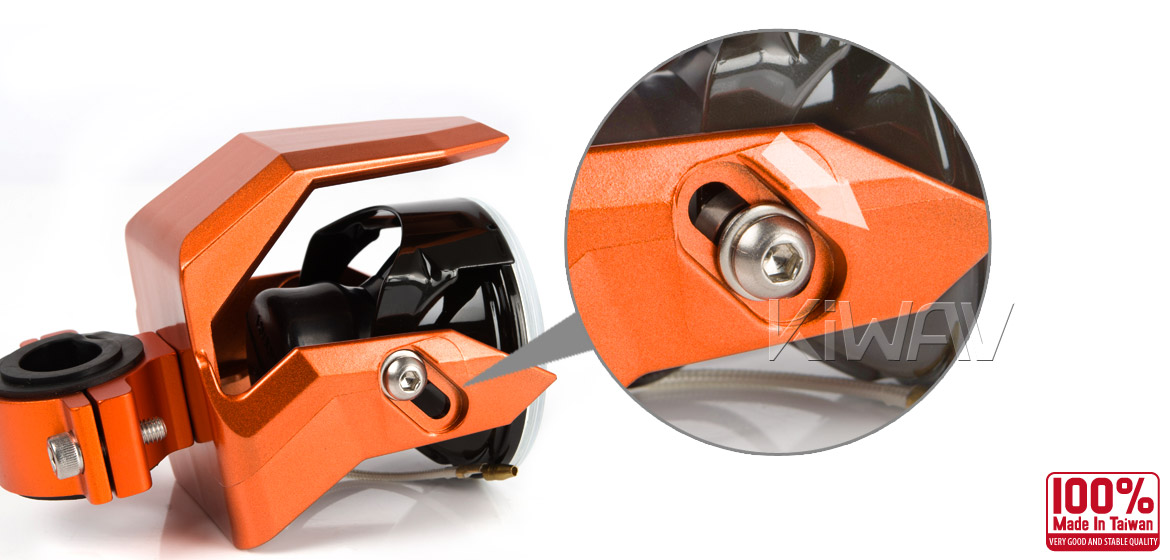 Magazi NS-41 round fog auxiliary light orange