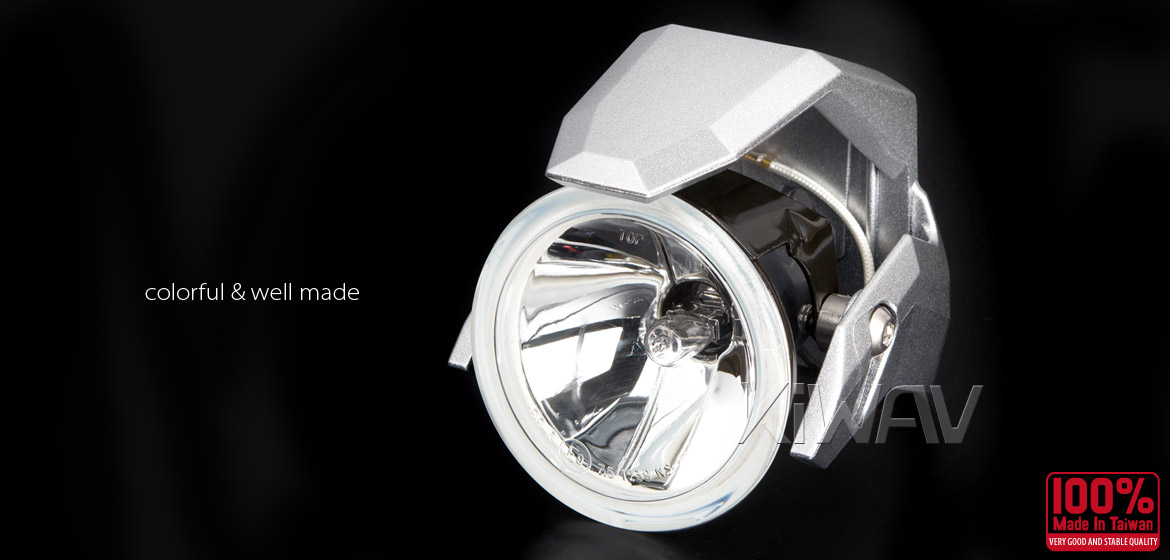 Magazi NS-41 round fog auxiliary light silver