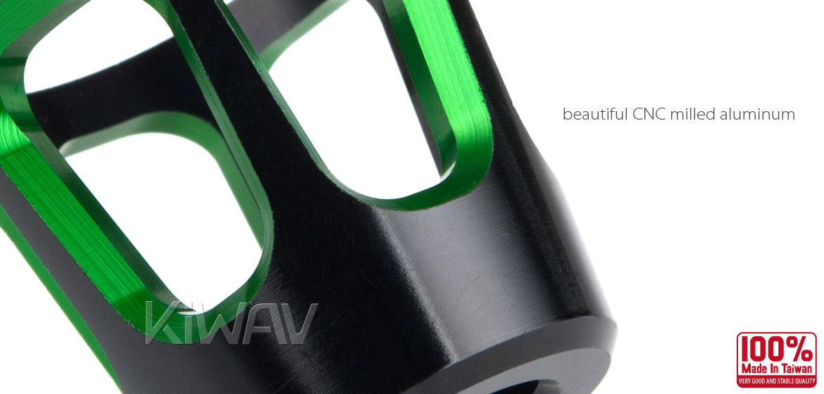 KiWAV bar ends Tower green with black base fit 7/8 inch 1 inch hollow handlebar Magazi