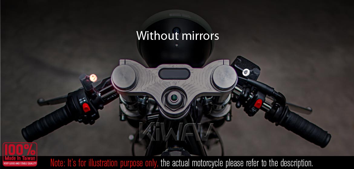 KiWAV motorcycle BSD system with LED indicators for Harley Davidson Street 500/750