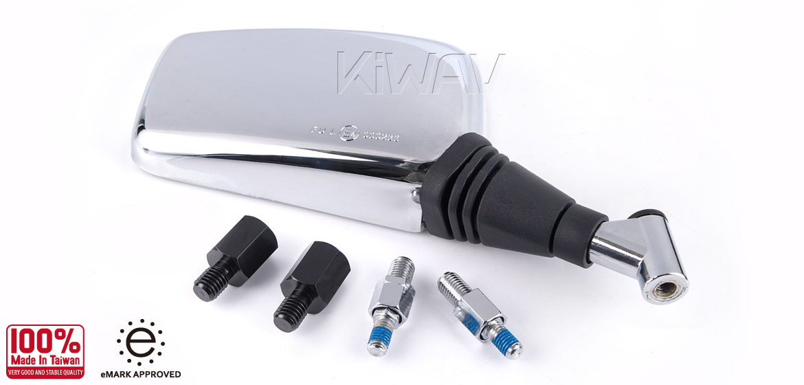 Magazi Brick chrome mirror RH for BMW