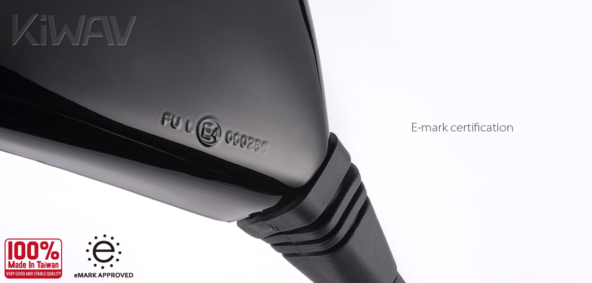 Magazi Brick black mirror RH for BMW