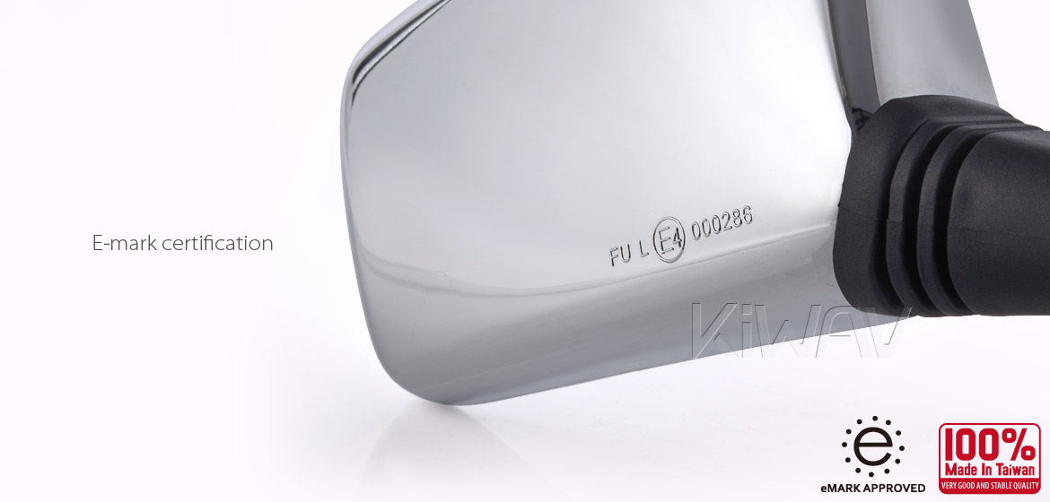 Magazi Brick chrome mirror RH for BMW
