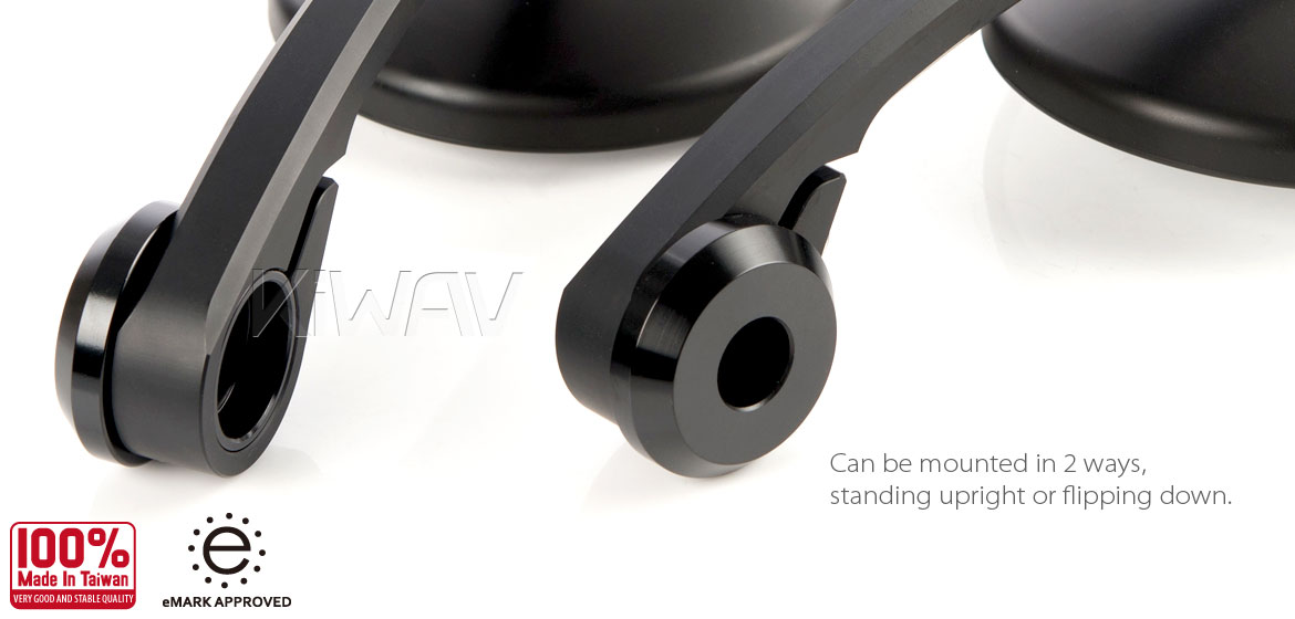 バーエンド: バーエンドミラー イクリプス 黒 ヘビーウェイト 16mmネジ