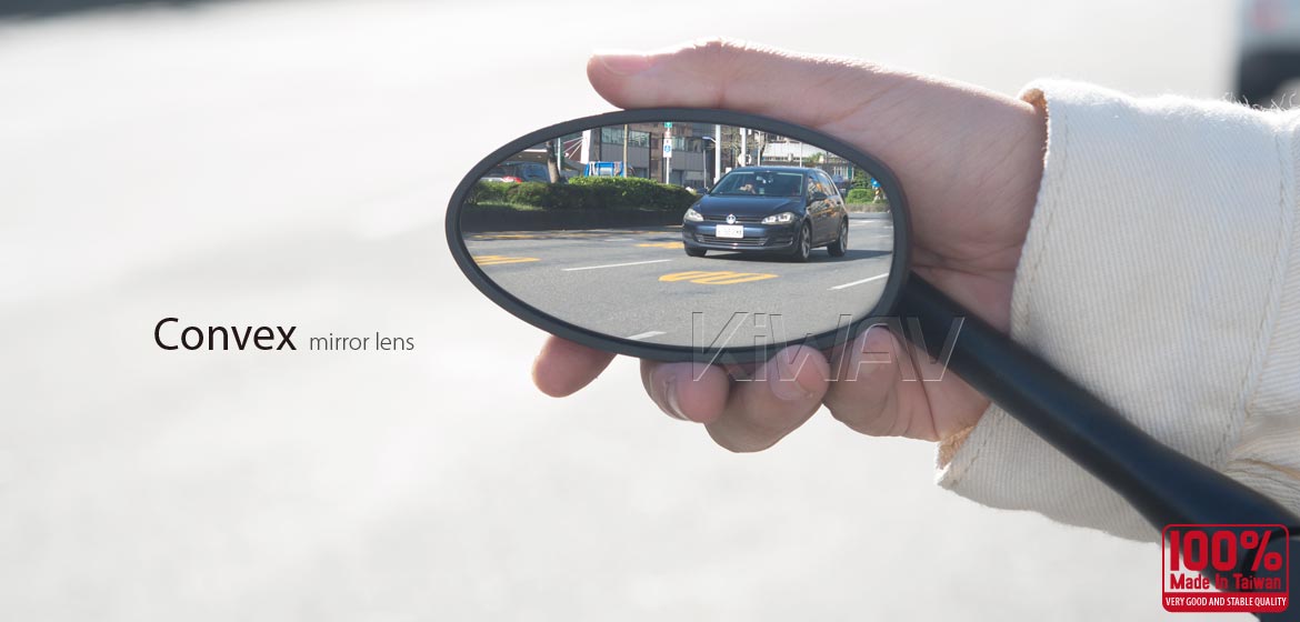 KiWAV motorcycle mirrors Trusti universal fit for 10mm mirror thread and Harley Davidson