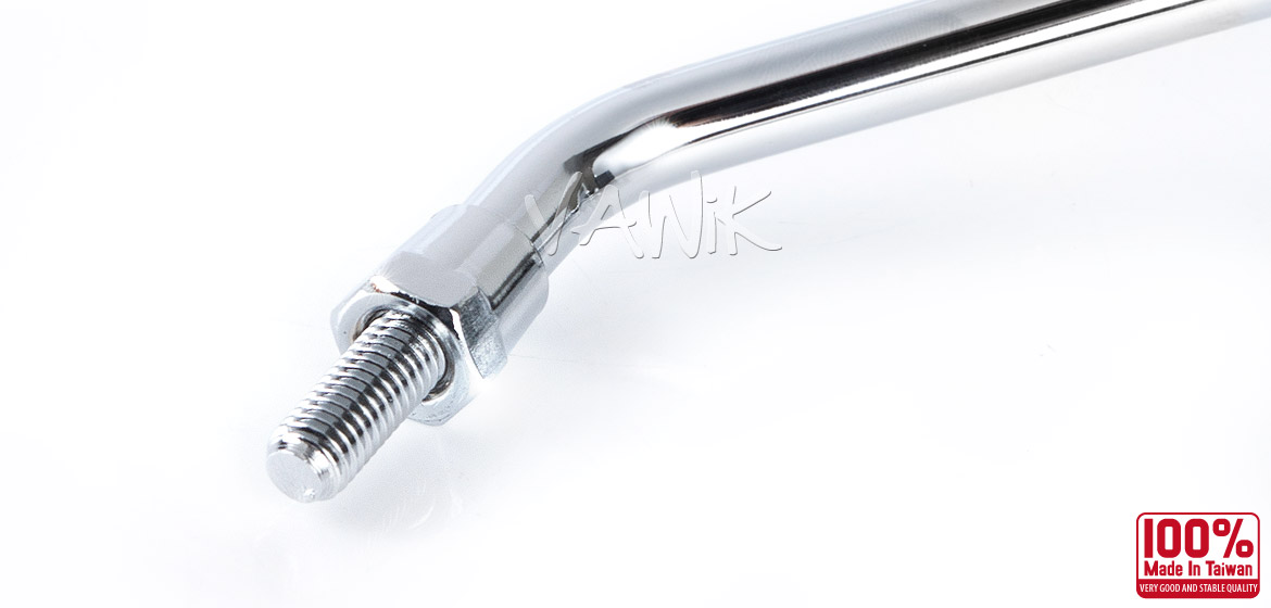 VAWiK motorcycle mirrors scooter Super Round Chrome Magazi