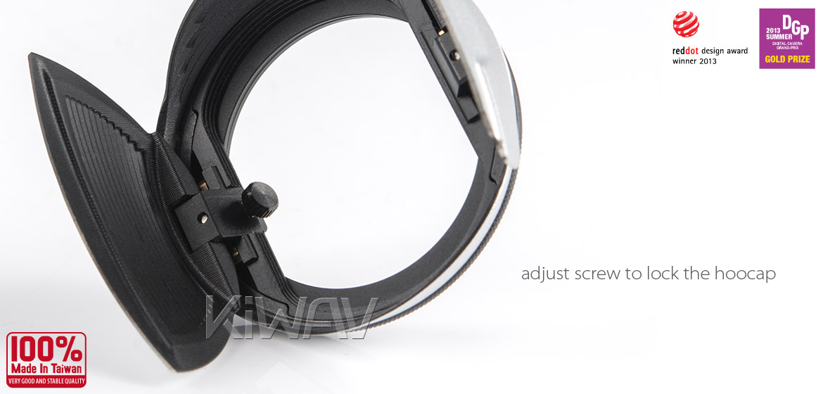 KiWAV Hoocap DSLR Lens Cap and Hood 2 in 1 TX37