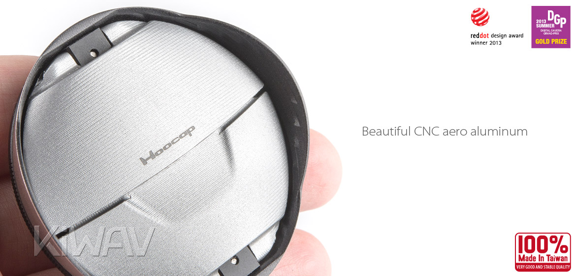 KiWAV Hoocap DSLR Lens Cap and Hood 2 in 1 TX37