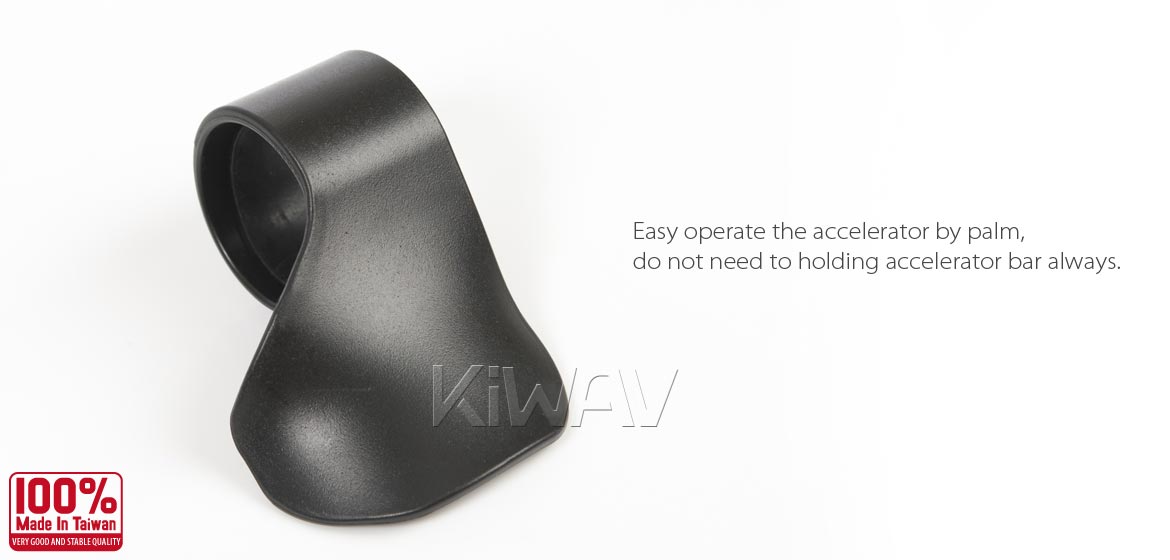 KiWAV motorcycle throttle curise assist rest accelerator assistant