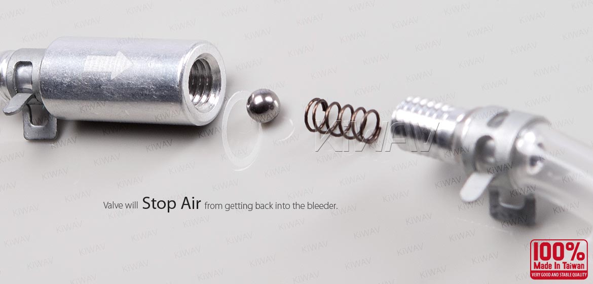 KiWAV motorcycle hydraulic brake clutch bleeder