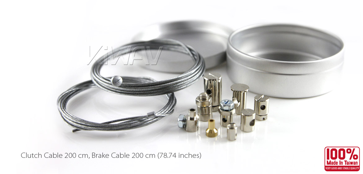 KiWAV motorcycle universal clutch and throttle repair kit with collecting case