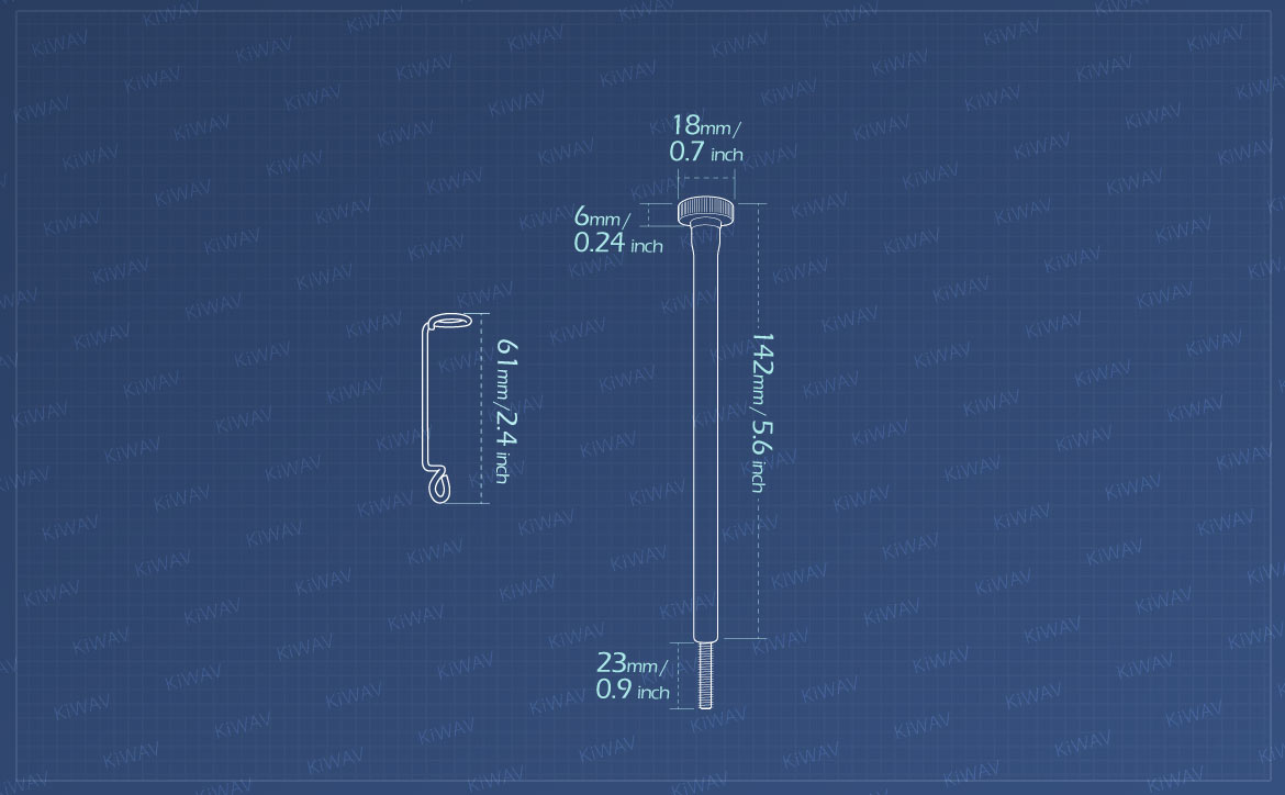 KiWAV Measurement graph of idle adjustment screw for Harley Davidson motorcycles