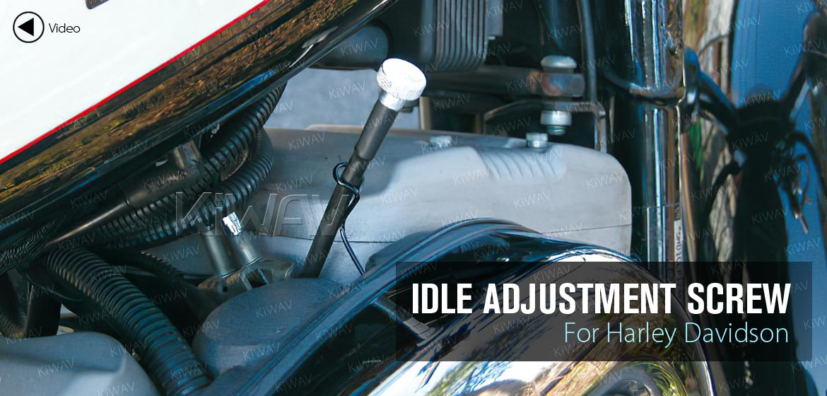 KiWAV idle adjustment screw for Harley Davidson motorcycles