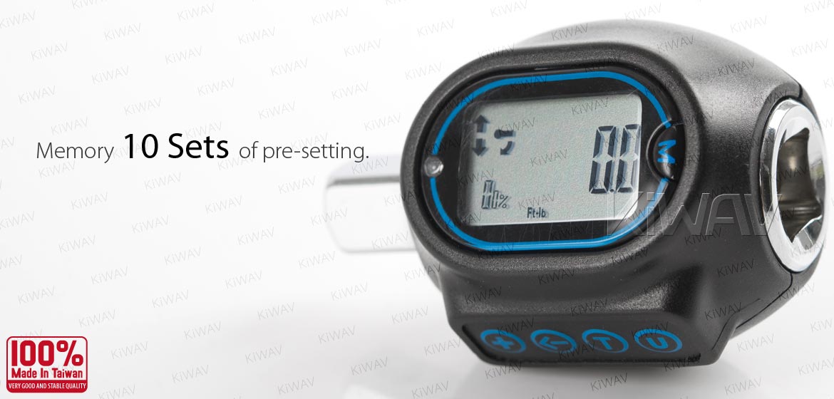 KiWAV digital torque adapter for 1/2 inch drive