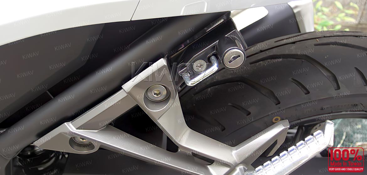 KiWAV motorcycle helmet lock black for Kawasaki Ninja 250 13-, Z250 