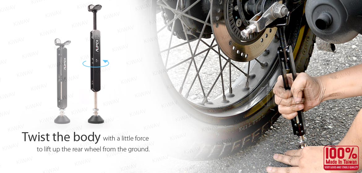 KiWAV motorcycle portable easy lift up stand
