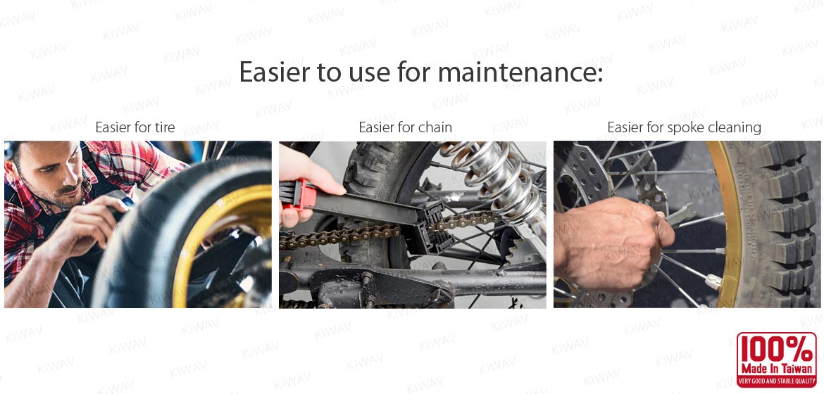 KiWAV motorcycle portable easy lift up stand