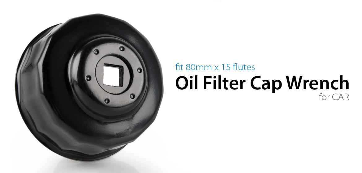 oil filter cap wrench 80mm 15 flutes