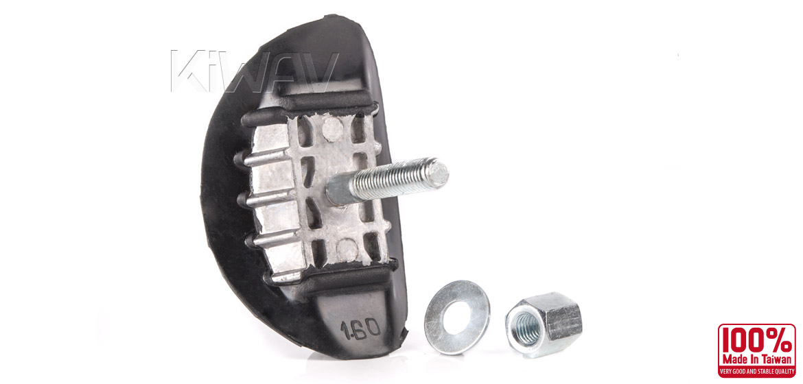 KiWAV Motorcycle Dirt Bike Rim Alloy Lock 1.4 inch and 1.6 inch with silver security bolt