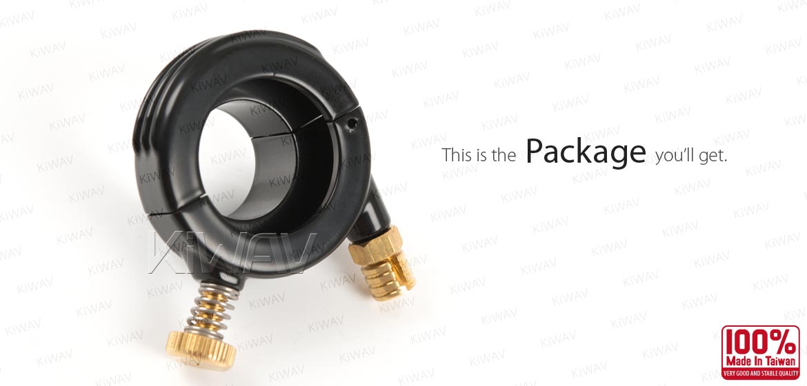 KiWAV Vintage single cable throttle housing for 1 inch handlebar black