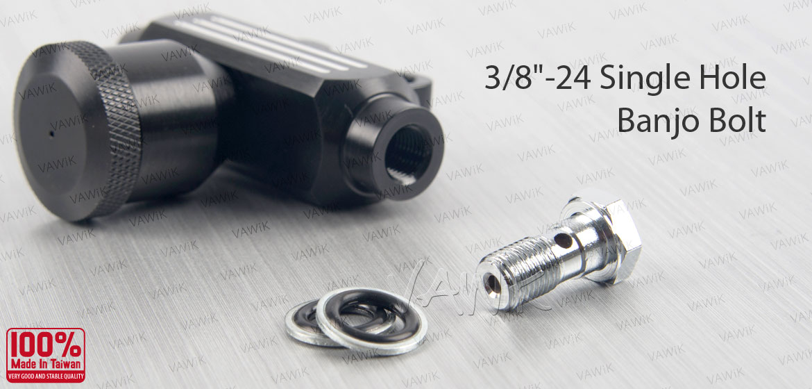 VAWiK custom rear brake master cylinder 9/16 inch black