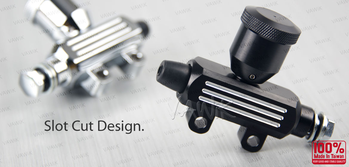 VAWiK custom rear brake master cylinder 9/16 inch black