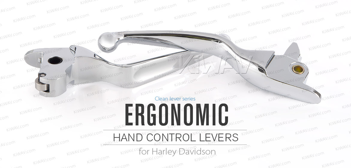 KiWAV brake clutch lever chrome harley davidson 2015~2014 touring CVO