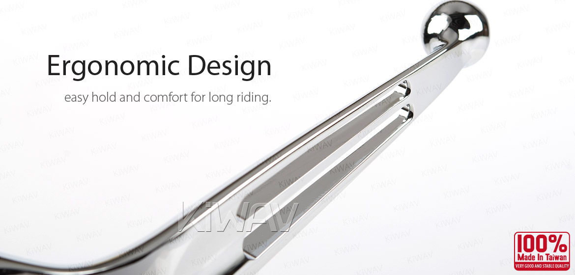 KiWAV hydraulic brake clutch hand control levers slotted cut 2 chrome harley davidson '14-'16 Touring models