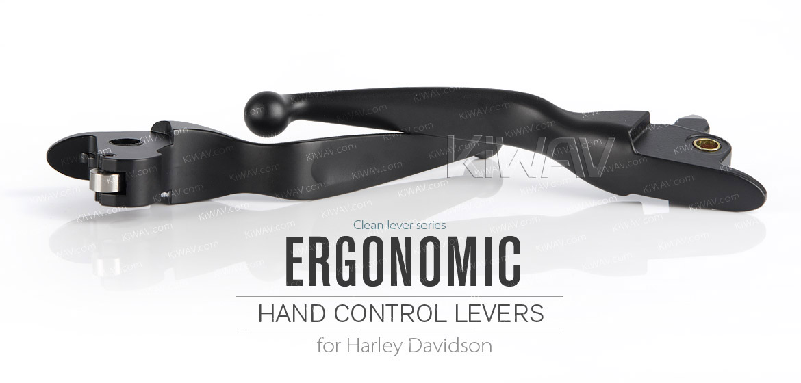 KiWAV brake clutch lever black harley davidson 2015~2014 touring CVO