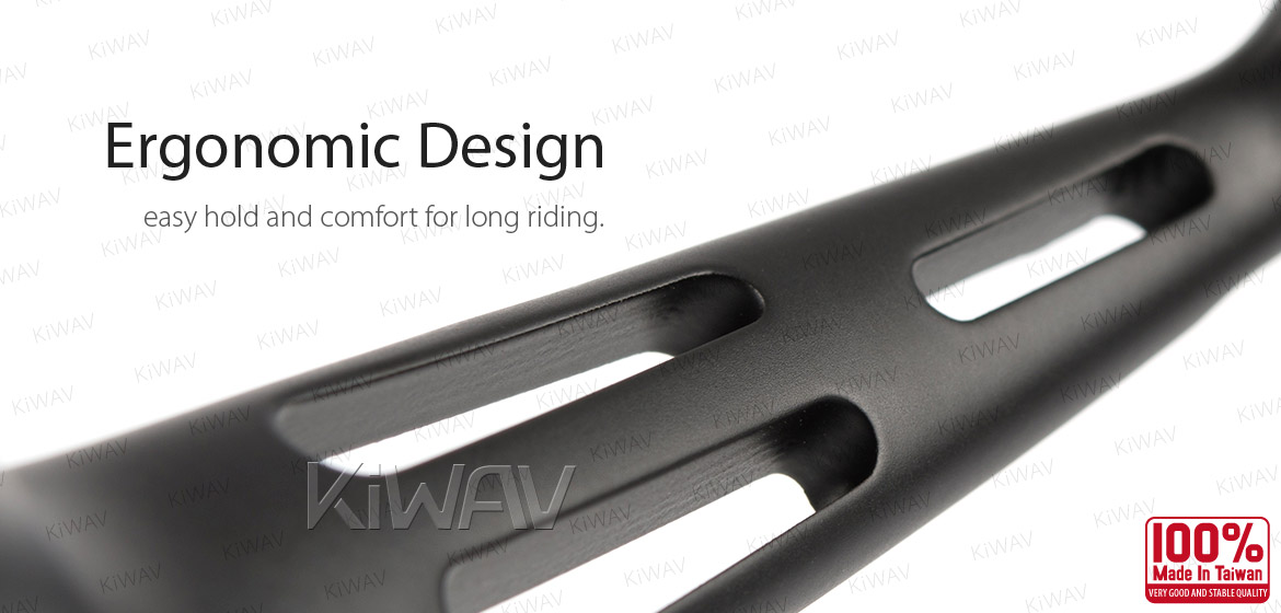 KiWAV hydraulic brake and cable clutch hand control levers slotted cut 3 black harley davidson '08-'13 Touring & Trike models