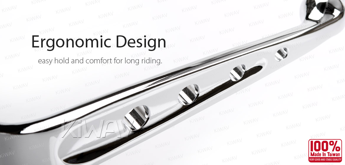 KiWAV hydraulic brake and cable clutch hand control levers edgecut cut 4 chrome harley davidson '08-'13 Touring & Trike models