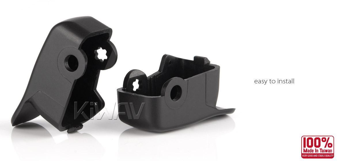 KiWAV - turn signal extension cap black for harley davidson 2015~1996