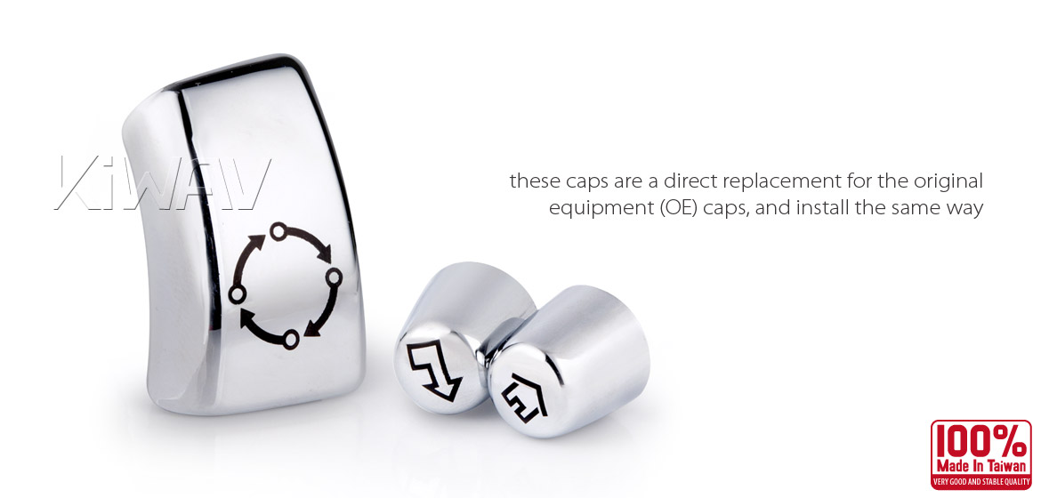 KiWAV - switch housing caps 11 pcs chrome for harley davidson Touring and CVO models 14~15
