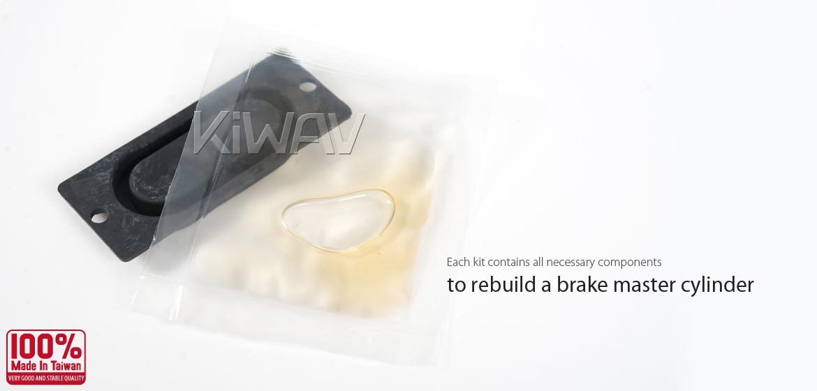 KiWAV rear master cylinder rebuild kit 3/4 inch bore