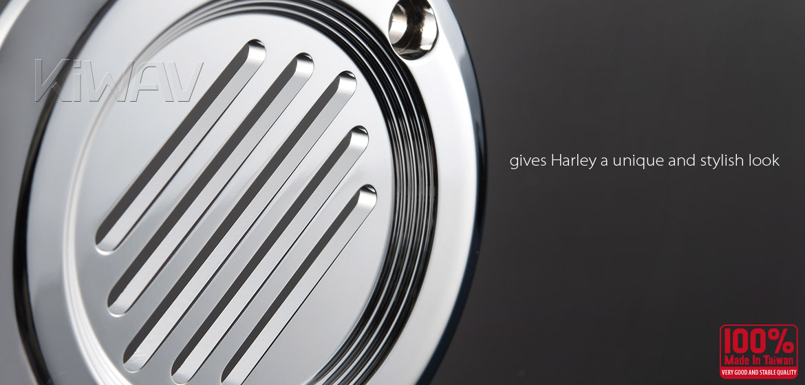 ハーレー用: ポイントカバー 11C クロム 二つの孔 Harley Davidson