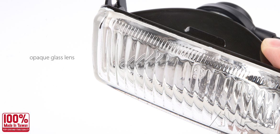KiWAV Rectangular driving lamp NS-156 automotive auxiliary lighting with H3 bulb