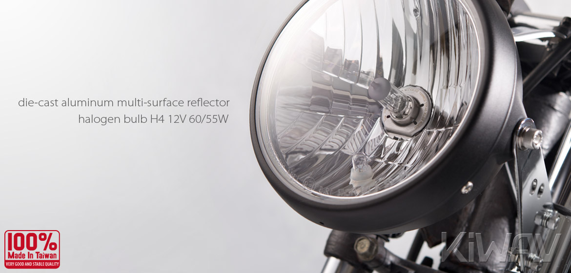 7 inch Headlamp with PC Lens NS-2209E black