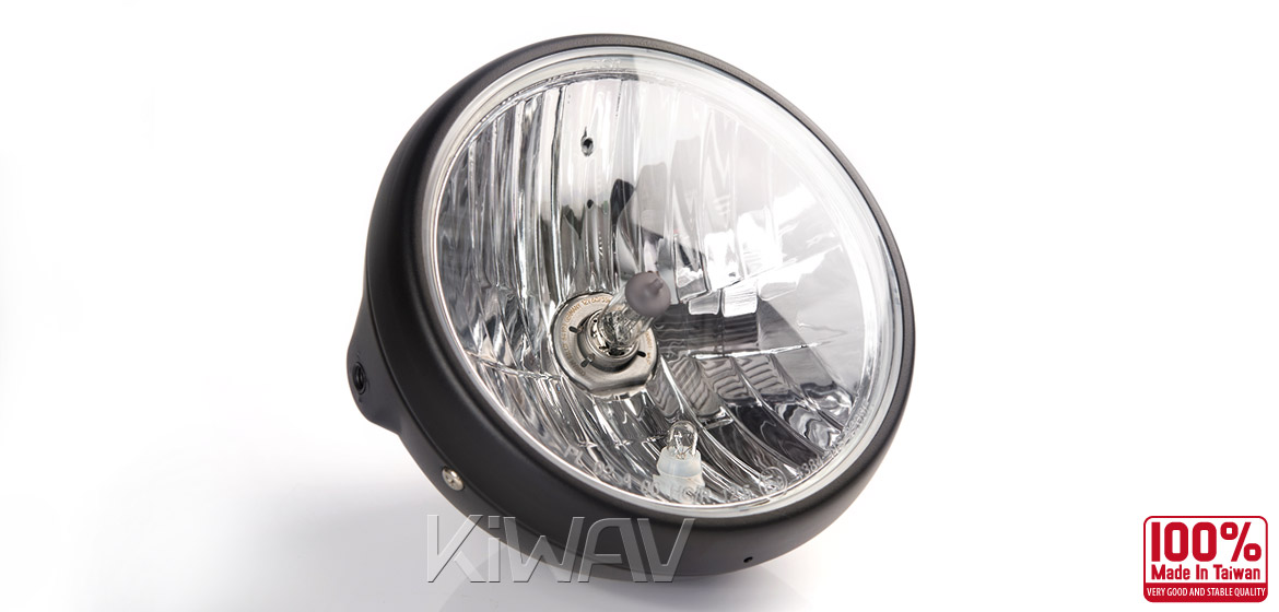 7 inch Headlamp with PC Lens NS-2209E black