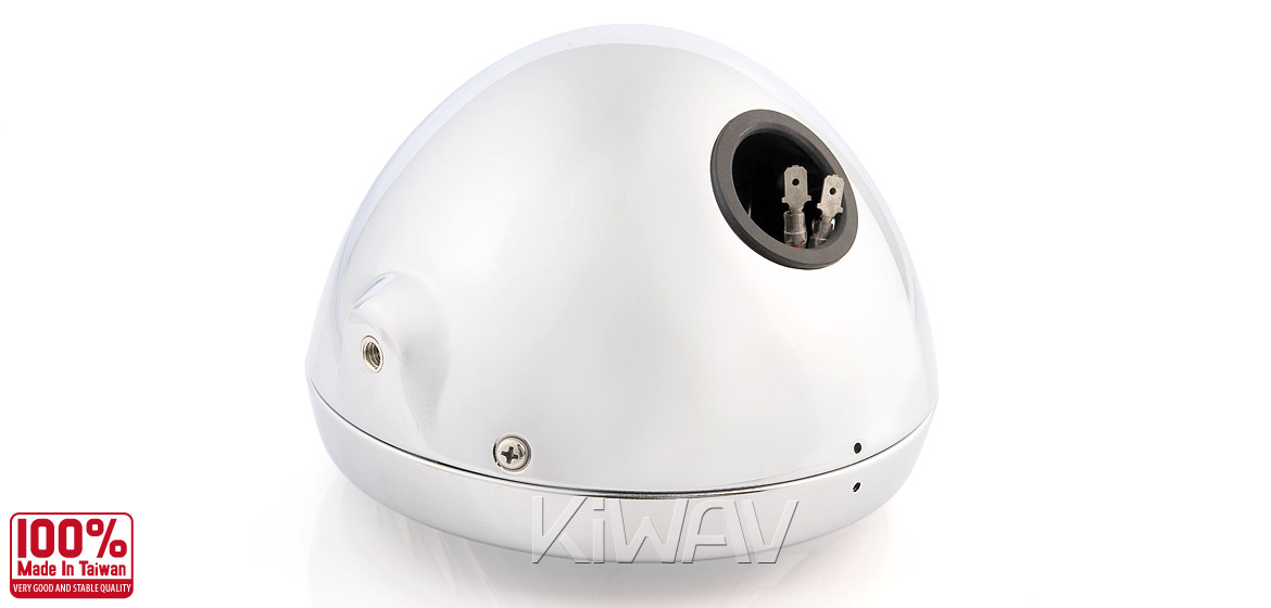 7 inch Headlamp with PC Lens NS-2209E chrome