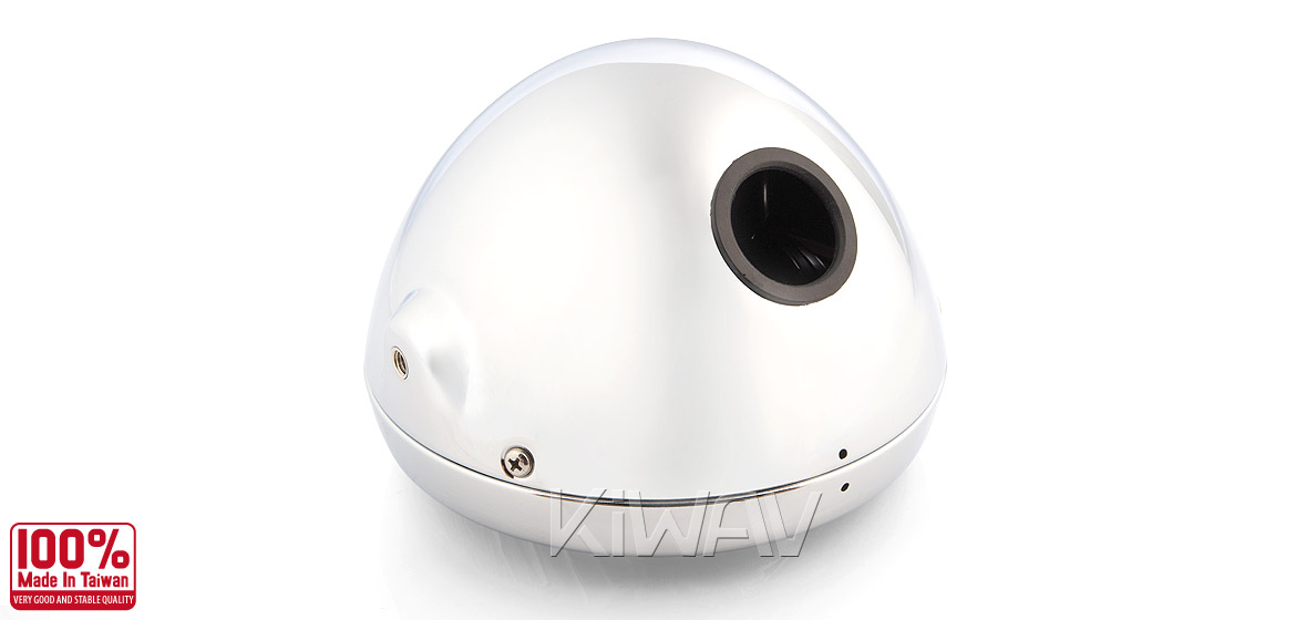 7 inch Headlamp with PC Lens NS-2209S chrome