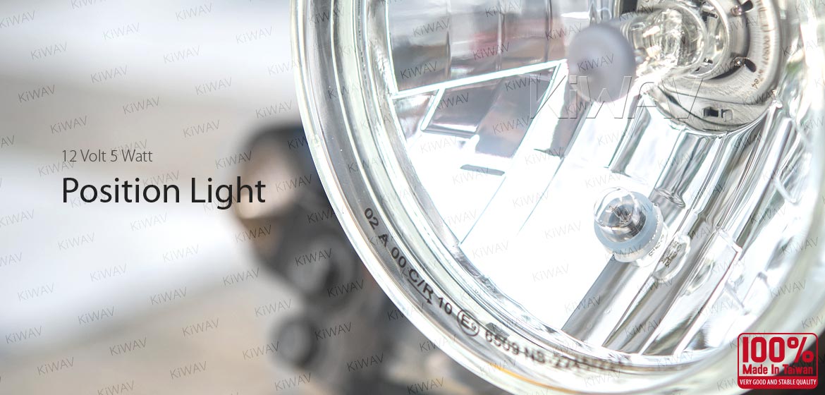 ヘッドライト: バイク用ヘッドライトアセンブリ 5-3/4インチ ECE認証