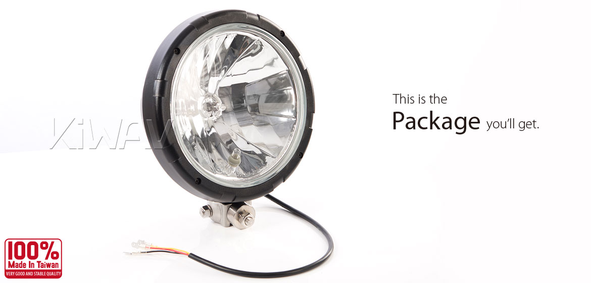 KiWAV NS-3716 9 inch driving light with position light