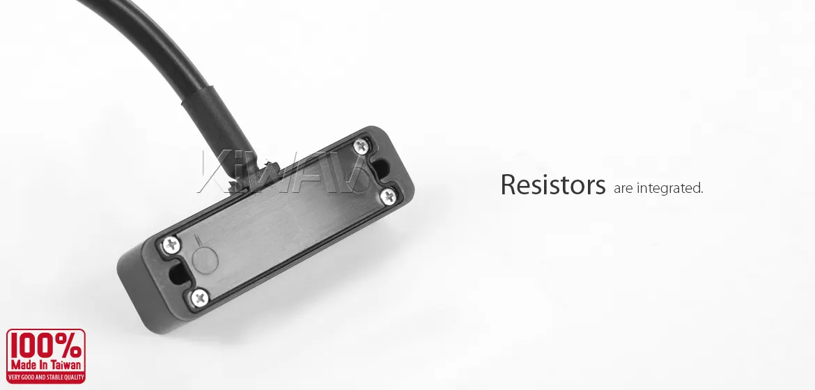 電装と配線: カスタムバイク用ミニLEDインジケーター マットブラック