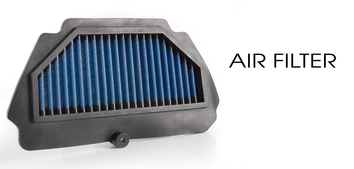 KiWAV Magazi Air Filter for Kawasaki Ninja Monster Energy 09-10, Ninja 09-13